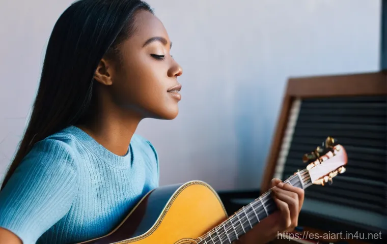 AI 작곡 기술 - Here are three detailed image generation prompts in English, designed to be creative, engaging, and ...