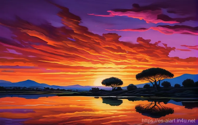 AI 예술과 UI UX 디자인 - Prompt 1: Andalusian Sunset Dreamscape**