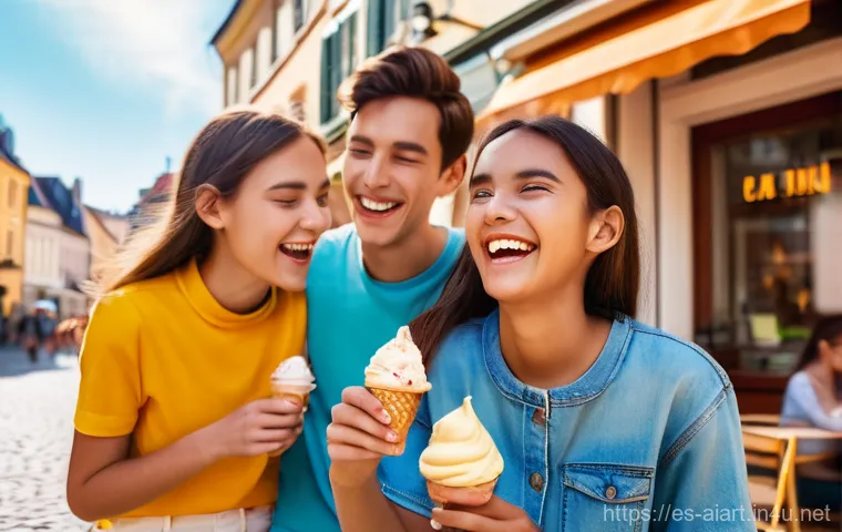 DALL E 사용법 - A joyful baby, wearing a clean, soft white diaper, happily playing on a colorful rug in a sun-drench...