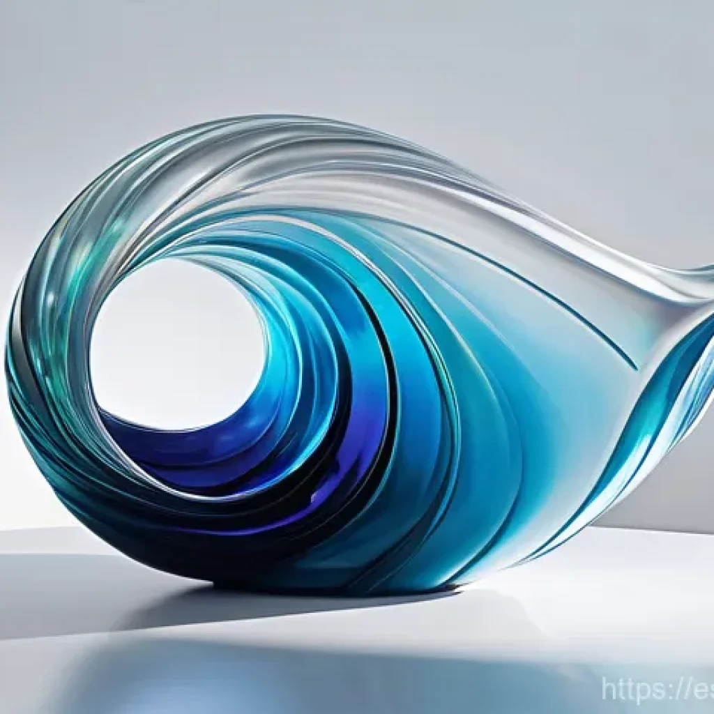 AI 조각 작품 - **Prompt 1: Organic Digital Sculpture in Motion**
    "A stunning, large-scale AI-generated sculptur...