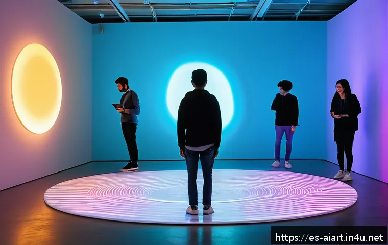 AI 예술과 인터랙티브 퍼포먼스 관련 이미지 1